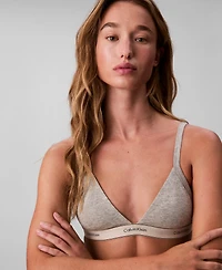 Calvin Klein Women's Heritage Cotton Unlined Triangle Bra QF8369
