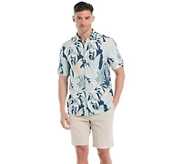Cubavera Men's Big & Tall Tropical-Print Shirt