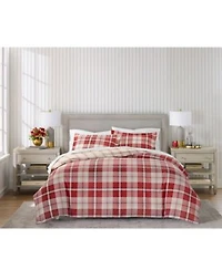 Charter Club Crimson Plaid Flannel Comforter Sets Macys Exclusive