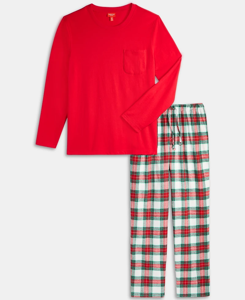 Holiday Lane Big & Tall Merry Plaid Mix It Matching Family Pajamas Set, Created for Macy's