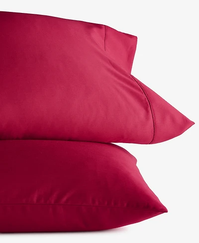 Charter Club Solid 550 Thread Count 100% Cotton Pillowcase Pair, King, Exclusively at Macy's