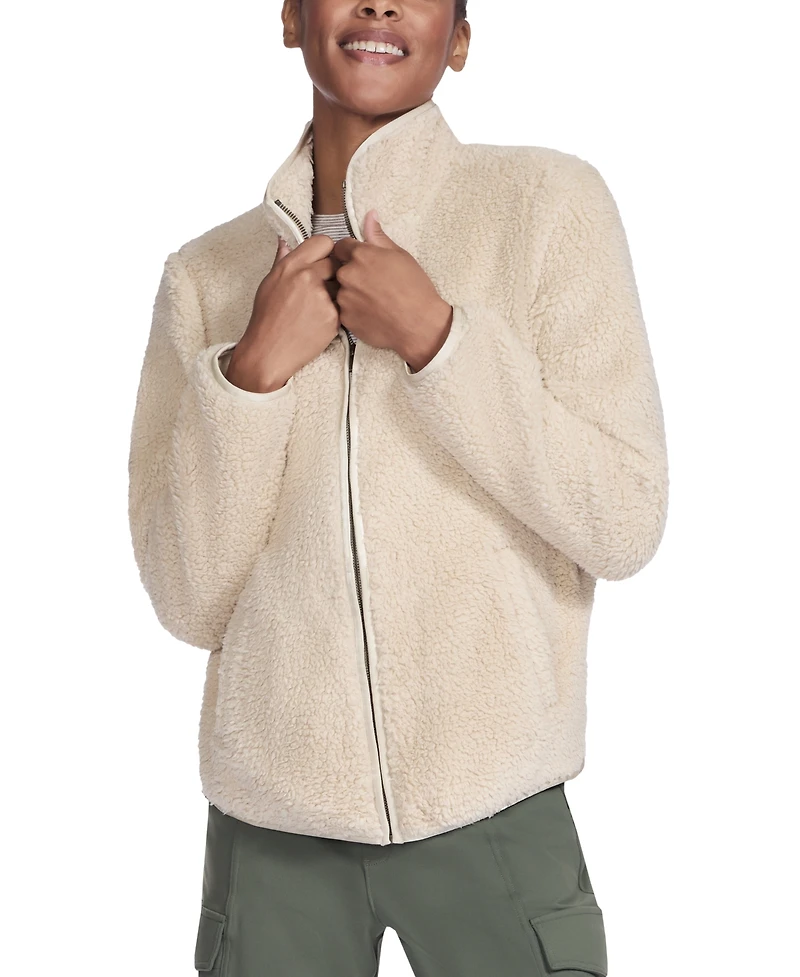 Skechers Women's Oversized Sherpa Jacket