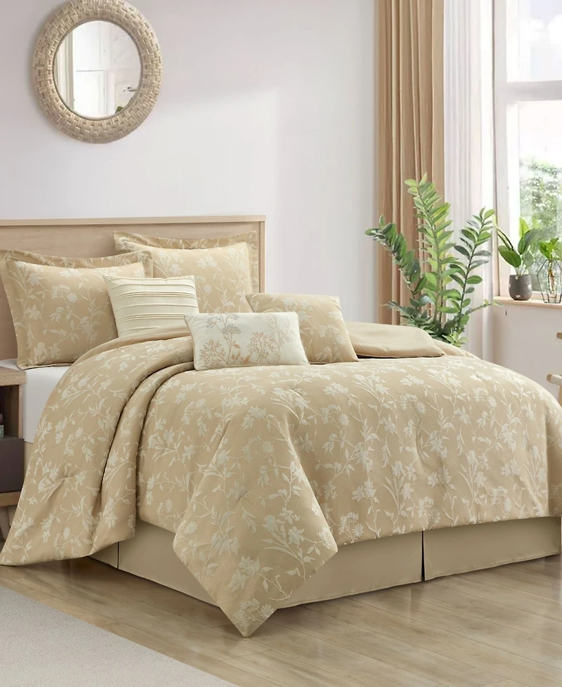 Stratford Park Sahira Floral 7-Pc. Comforter Set