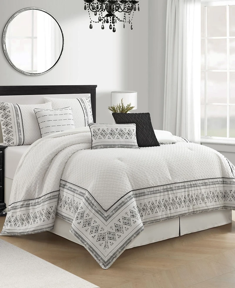 Stratford Park Galilea Geometric 7-Pc. Comforter Set