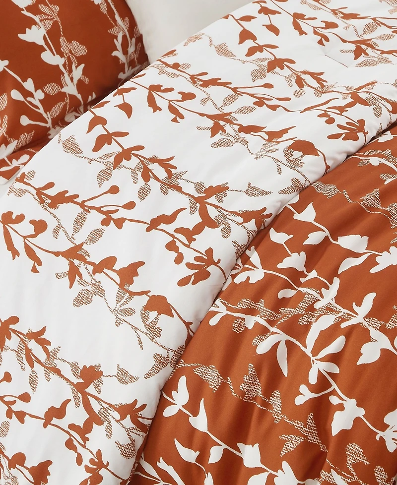 Stratford Park Millie Leaves 2-Pc. Comforter Set, Twin