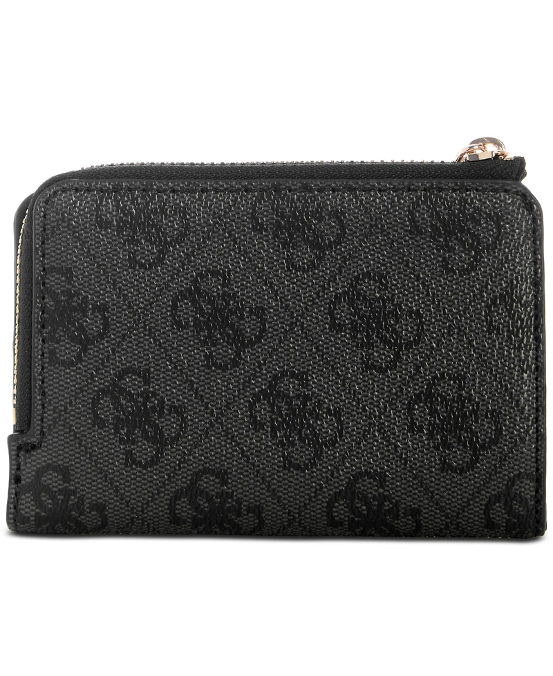 Guess Laurel Ii Logo Zip Around Card Case