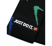 Nike Big Boys 2-Piece Swoosh Repeat Beanie and Gloves Set