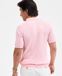 Club Room Men's Regular-Fit Sweater-Knit Polo Shirt, Created for Macy's