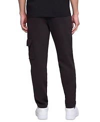 Puma Men's Ess Regular-Fit Logo Embossed Fleece Cargo Pants