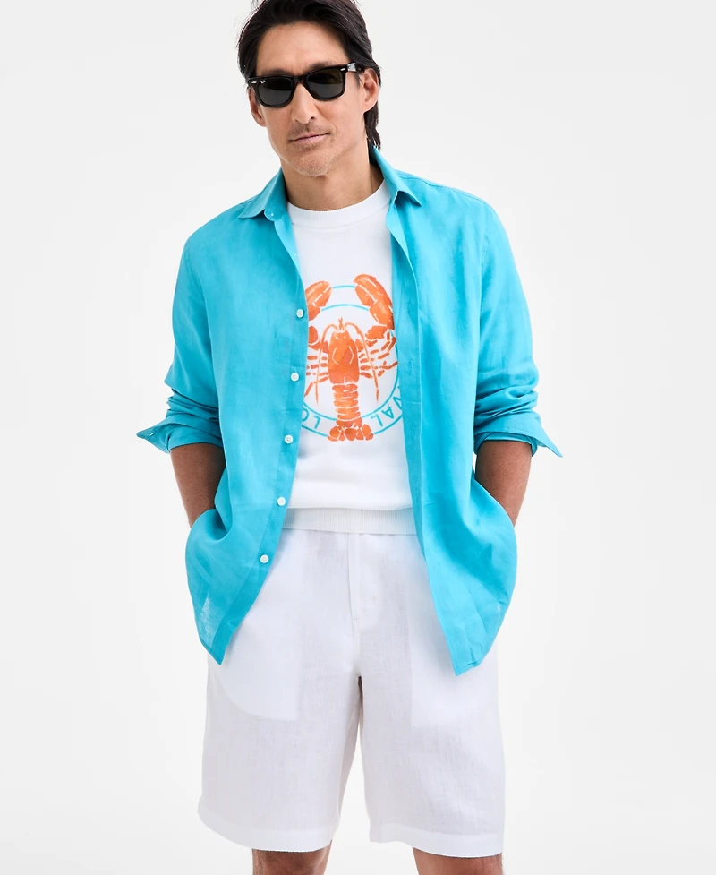 Club Room Men's 100% Linen Shirt