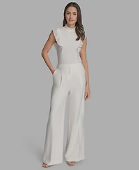 Bcbg Women's Pleated Wide Leg Pants