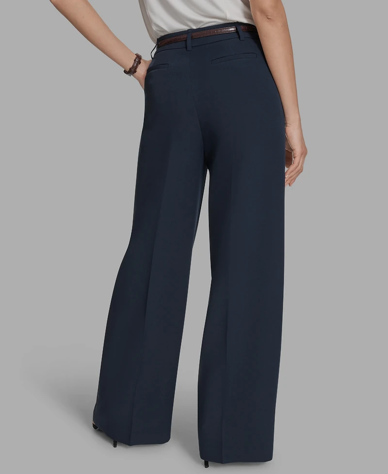 Bcbg Women's Belted Wide-Leg Pants