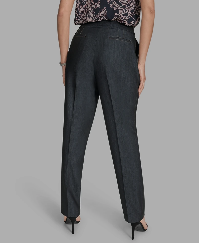 Bcbg Women's Denim Straight Leg Pants