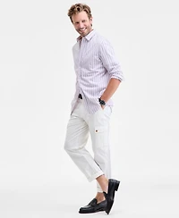 Club Room Imus Long Sleeve Striped Button-Down Shirt, Macy's Exclusive