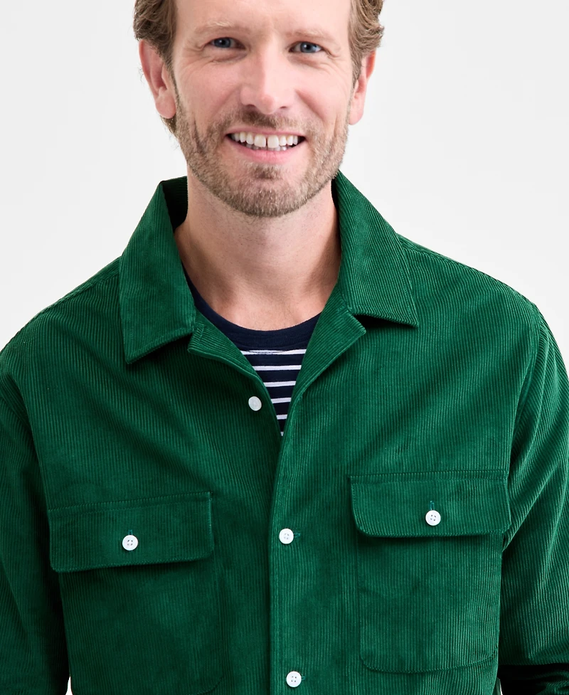 Club Room Men's Corduroy Shirt Jacket, Macy's Exclusive