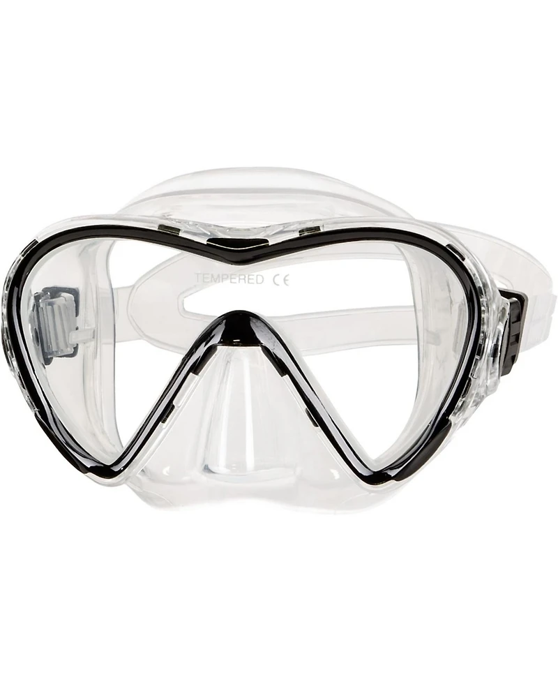 Seavenger Torpedo Tempered Glass Mask & Dry Top Snorkel Combo Set - Yellow