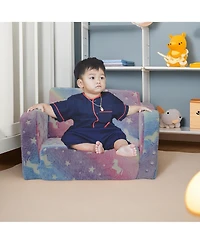 Cesicia Perfect Sleeper Extra Convertible Sofa to Lounger, Comfy 2-in-1 Flip Open Couch Sleeper for Kids Pink Small Sofa