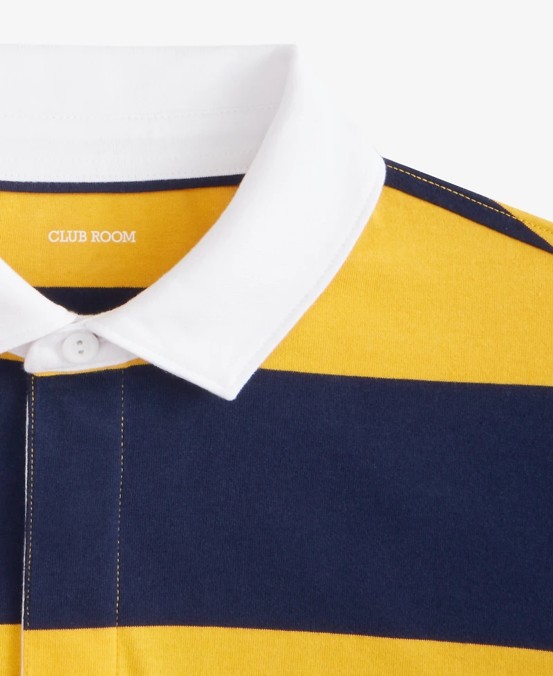Club Room Men's Wide Stripe Rugby Shirt, Macy's Exclusive