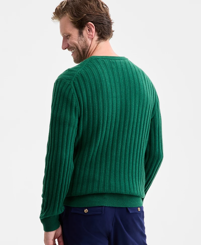 Club Room Men's Mixed Cable-Knit Crewneck Sweater, Macy's Exclusive