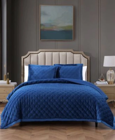 Bebejan 3 Piece King Size Velvet Comforter Set