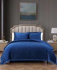 Bebejan 3 Piece King Size Velvet Comforter Set