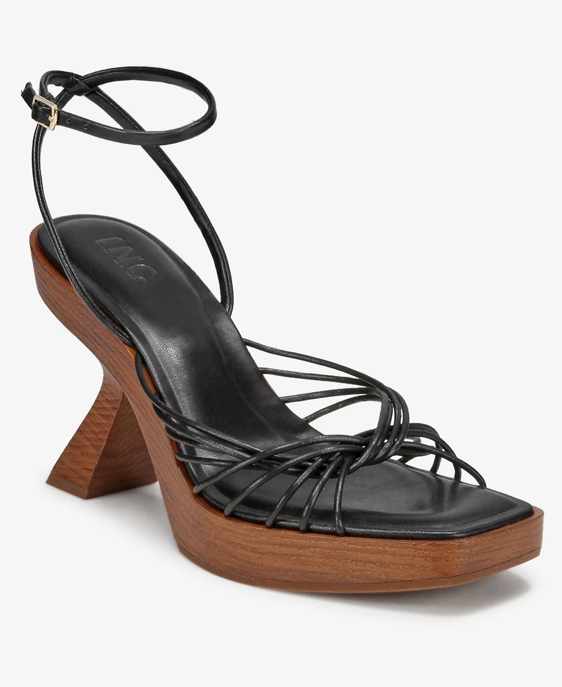 I.n.c. International Concepts Women's Rashel Sculptural Heel Dress Sandals, Exclusively at Macy's