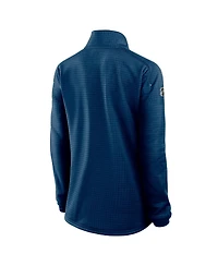 Fanatics Women's Deep Sea Blue Seattle Kraken Authentic Pro Rink Lightweight Quarter-Zip Pullover Sweatshirt