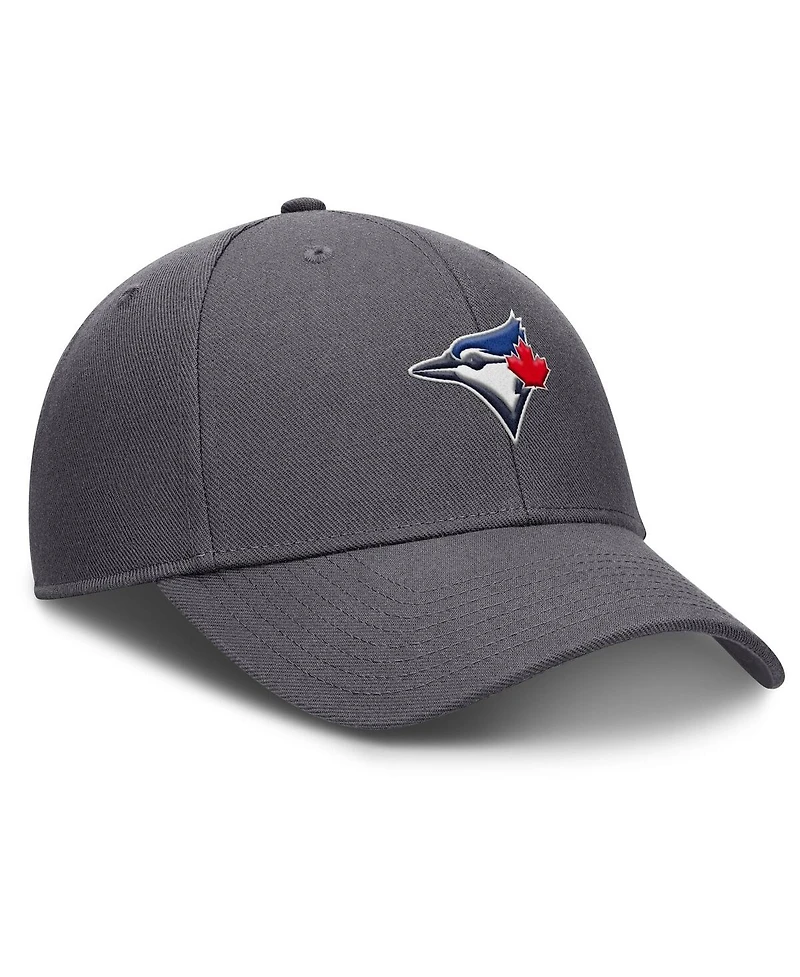 Nike Men's Gray Toronto Blue Jays Club Performance Adjustable Hat