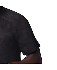 Msx by Michael Strahan Men's Black Pittsburgh Steelers Baseline Raglan Polo Shirt