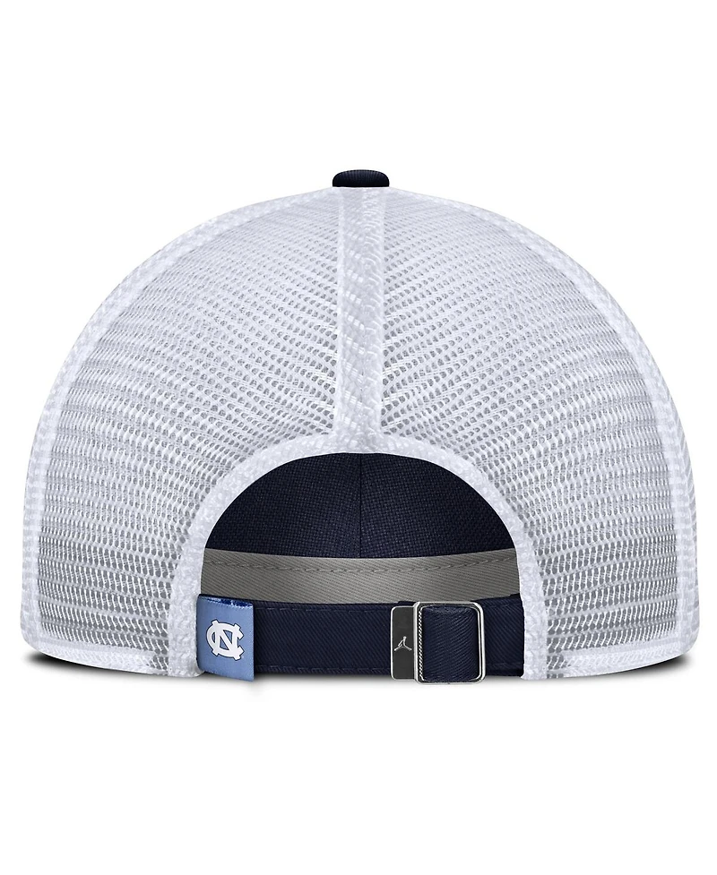 Jordan Men's Navy North Carolina Tar Heels 2025 Gameday On-Field Club Adjustable Trucker Hat