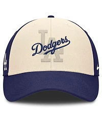 Nike Men's Royal/Natural Los Angeles Dodgers Statement Club Performance Adjustable Hat