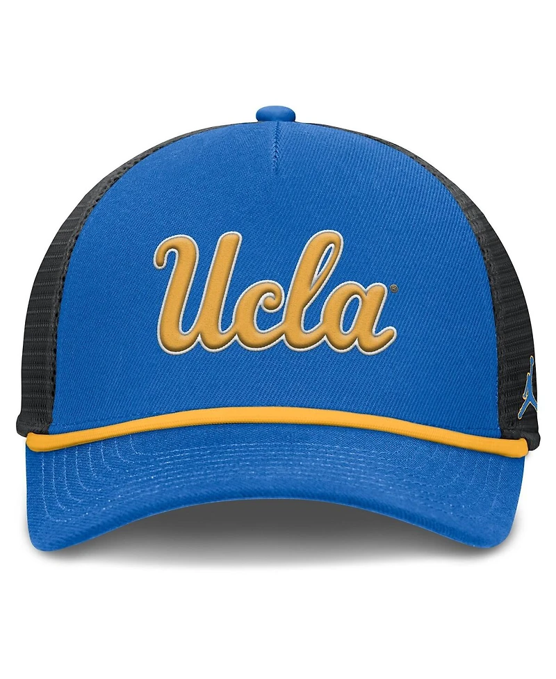 Jordan Men's Blue Ucla Bruins Rise Primetime Trucker Adjustable Hat
