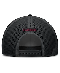 Nike Men's Black Stanford Cardinal Rise Primetime Trucker Adjustable Hat