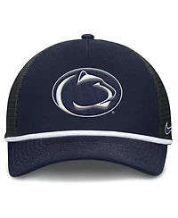 Nike Men's Navy Penn State Nittany Lions Rise Primetime Trucker Adjustable Hat