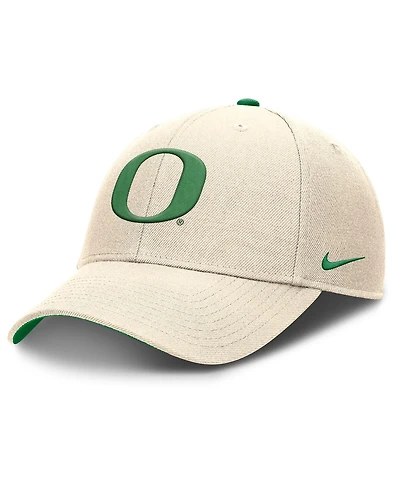 Nike Men's Natural Oregon Ducks Rise Primetime Performance Trucker Adjustable Hat