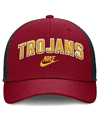 Nike Men's Cardinal/Black Usc Trojans Legacy Arch Rise Performance Trucker Adjustable Hat
