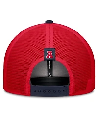 Nike Men's Navy/Red Arizona Wildcats Legacy Arch Rise Performance Trucker Adjustable Hat