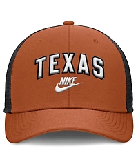 Nike Men's Texas Orange/Black Texas Longhorns Legacy Arch Rise Performance Trucker Adjustable Hat
