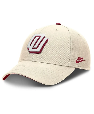 Nike Men's Natural Oklahoma Sooners Rise Legacy Adjustable Hat