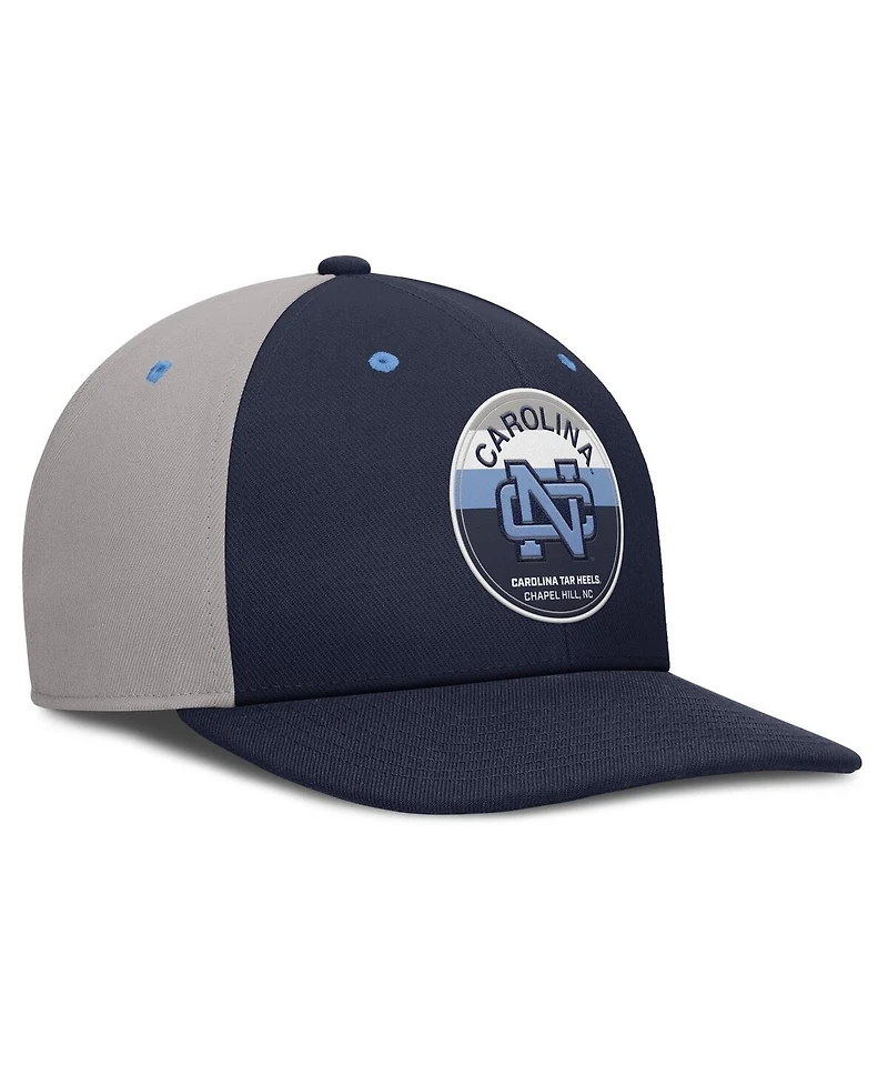 Nike Men's Navy/Gray North Carolina Tar Heels Prep Pro Performance Snapback Hat
