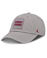 Jordan Men's Gray Oklahoma Sooners Local Club Adjustable Hat