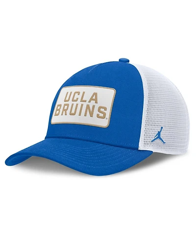 Jordan Men's Blue/White Ucla Bruins 2025 On-Field Rise Patch Trucker Adjustable Hat