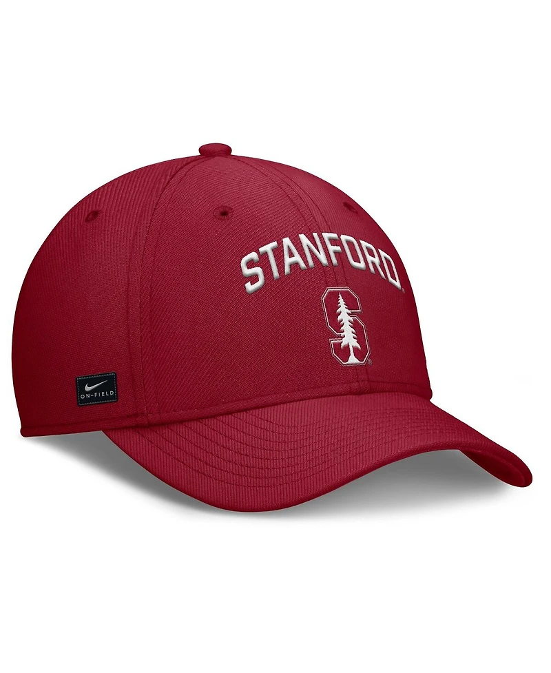 Nike Men's Cardinal Stanford 2025 On-Field Rise Performance Flex Hat