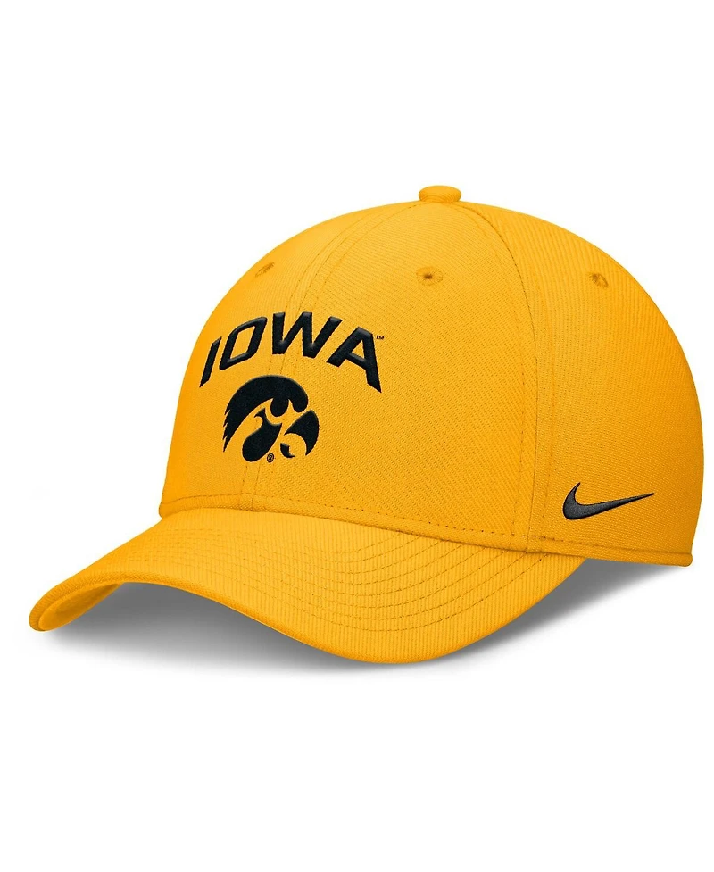 Nike Men's Gold Iowa Hawkeyes 2025 On-Field Rise Performance Flex Hat