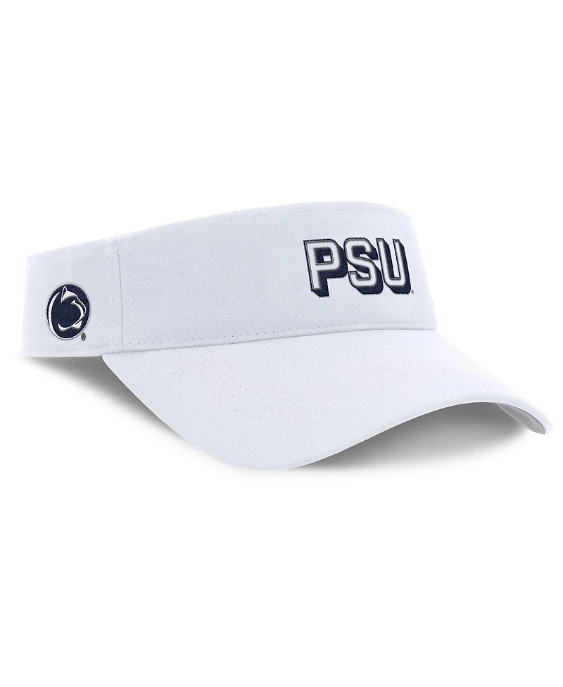Nike Men's White Penn State Nittany Lions 2025 On-Field Gameday Performance Ace Adjustable Visor Hat