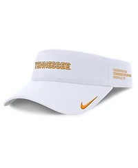 Nike Men's White Tennessee Volunteers 2025 On-Field Gameday Performance Ace Adjustable Visor Hat