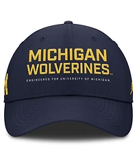 Jordan Men's Navy Michigan Wolverines 2025 On-Field Gameday Club Adjustable Hat