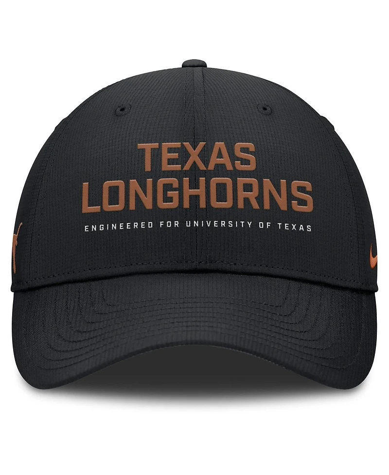 Nike Men's Black Texas Longhorns 2025 On-Field Gameday Club Adjustable Hat