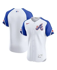 Nike Men's White Atlanta Braves City Connect Elite Jersey