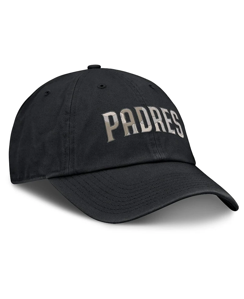Nike Men's Black San Diego Padres Camo Pack Club Adjustable Hat